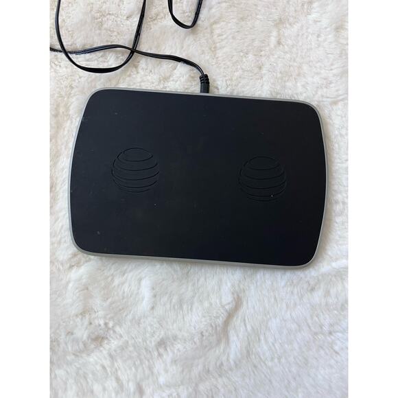 AT&T Dual Qi Wireless Charger Pad with Adapter – Black - Picture 2 of 3